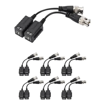 Kit 7 Baluns Passivo Multi Hd Para Câmeras 4k Ultra Hd Vb 501 P Intelbras