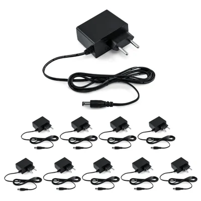 Kit 09 Fontes De Alimentação 12v 500ma Bivolt Ef 12 Seg Intelbras