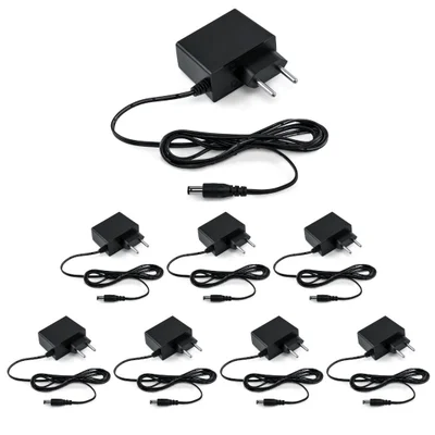 Kit 8 Fontes De Alimentação Para Cftv 12v 500ma Ef 12 Seg Intelbras