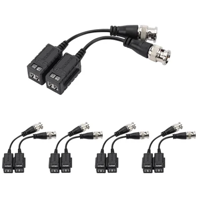 Kit 5 Baluns Passivo Multi Hd Para Câmeras 4k Ultra Hd Vb 501 P Intelbras