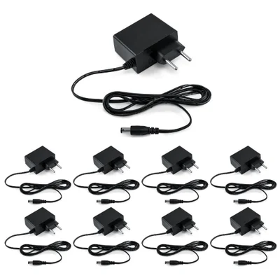 Kit 9 Fontes De Alimentação Para Cftv 12v 500ma Ef 12 Seg Intelbras