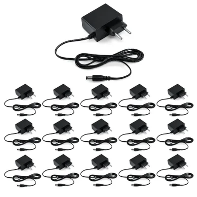 Kit 16 Fontes De Alimentação Para Cftv 12v 500ma Ef 12 Seg Intelbras