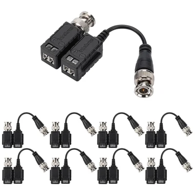 Kit 9 Baluns Passivo Multi Hd Para Câmeras 4k Ultra Hd Vb 500 P Intelbras