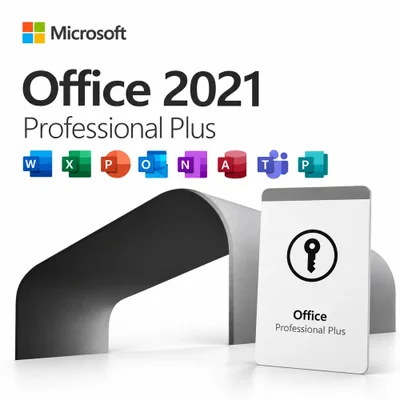 Microsoft Office 2021 Professional Plus, 32/64 Bits, Produto Fisico - Chave Vitalícia