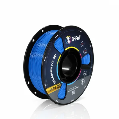 Filamento 3d Petg Azul Cobalto X-full Gs003 1kg 1,75mm