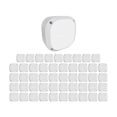 Kit 50 Caixas De Passagem Plástica Câmeras Bullet/dome Externo Vbox 1100 E Intelbras
