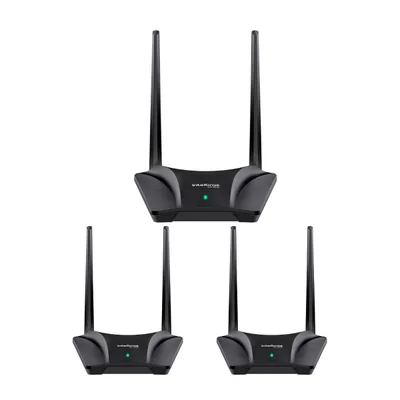 Kit 3 Roteadores Wi-fi 4 2,4 Ghz 300mbps W4-300s Intelbras