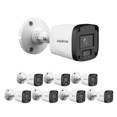 Kit 8 Câmeras Hdcvi 2 Megapixels Full Hd 20m Vhl 1220 B G9 Intelbras