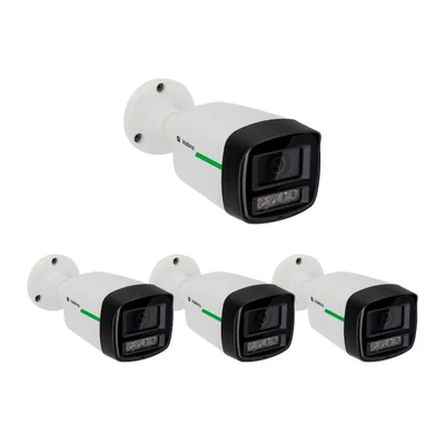 Kit 4 Câmeras Ip 2 Megapixels 30m Super Color C/ Áudio Vip 3230 Sc Ia Intelbras