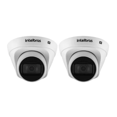 Kit 2 Câmeras Ip 4 Megapixels 30m Inteligência De Vídeo Vip 1430 D G3 Intelbras