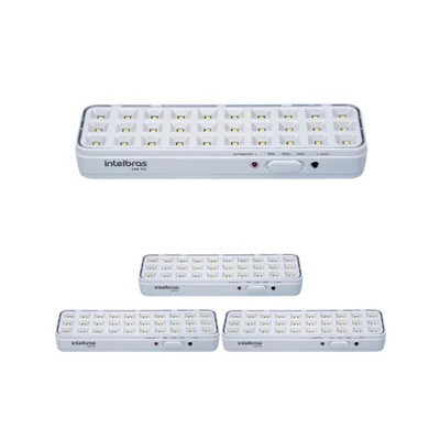 Kit 4 Luminárias De Emergência LED Autônoma Lde 30l Intelbras