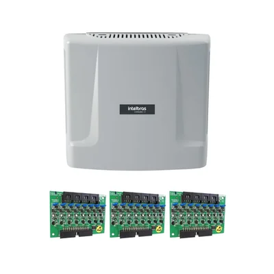 Kit Central De Portaria Condominial 24 Ramais Desbalanceada Comunic 48 Intelbras