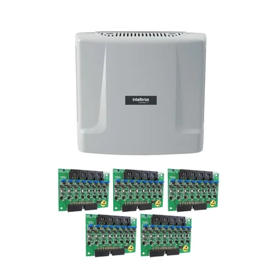 Kit Central De Portaria Condominial 40 Ramais Desbalanceada Comunic 48 - Intelbras