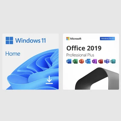 WINDOWS 11 Home + Office 2019 Professional Plus Vitalícia 32/64 Bits - Licenca Fisica