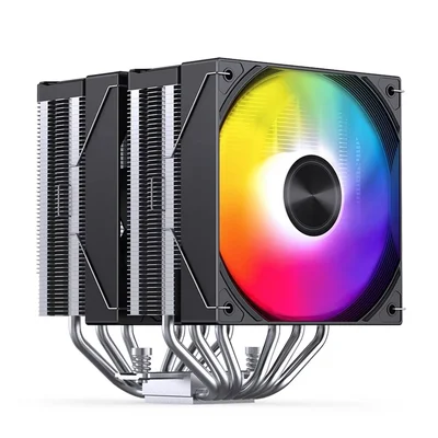 Cooler Para Processador Jonsbo Ca80 Dual Tower 70 Cfm ARGB Preto