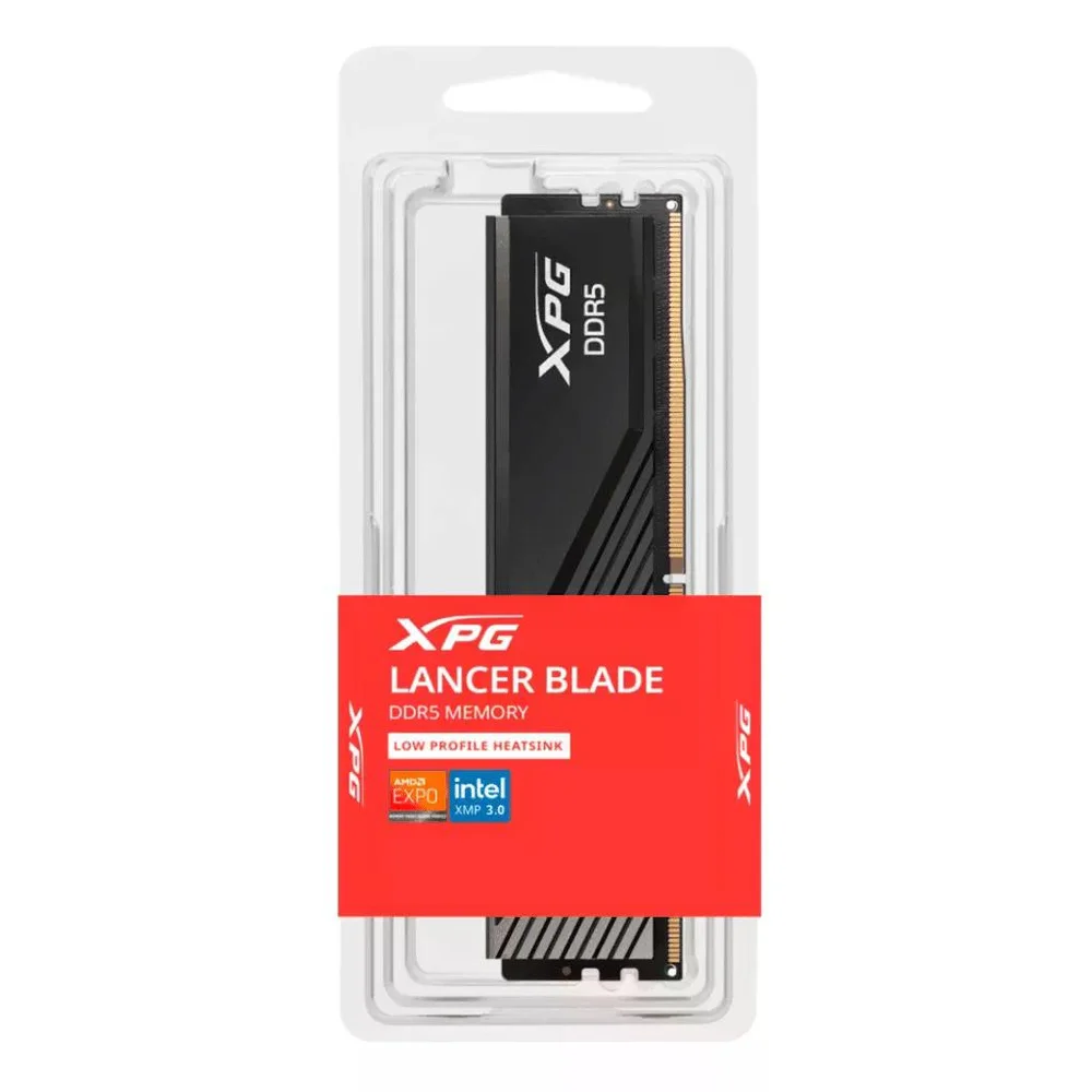 Memória Ram Xpg Lancer Blade 16gb Ddr5 4800mhz Cl40 Ax5u4800c4016g-slabbk