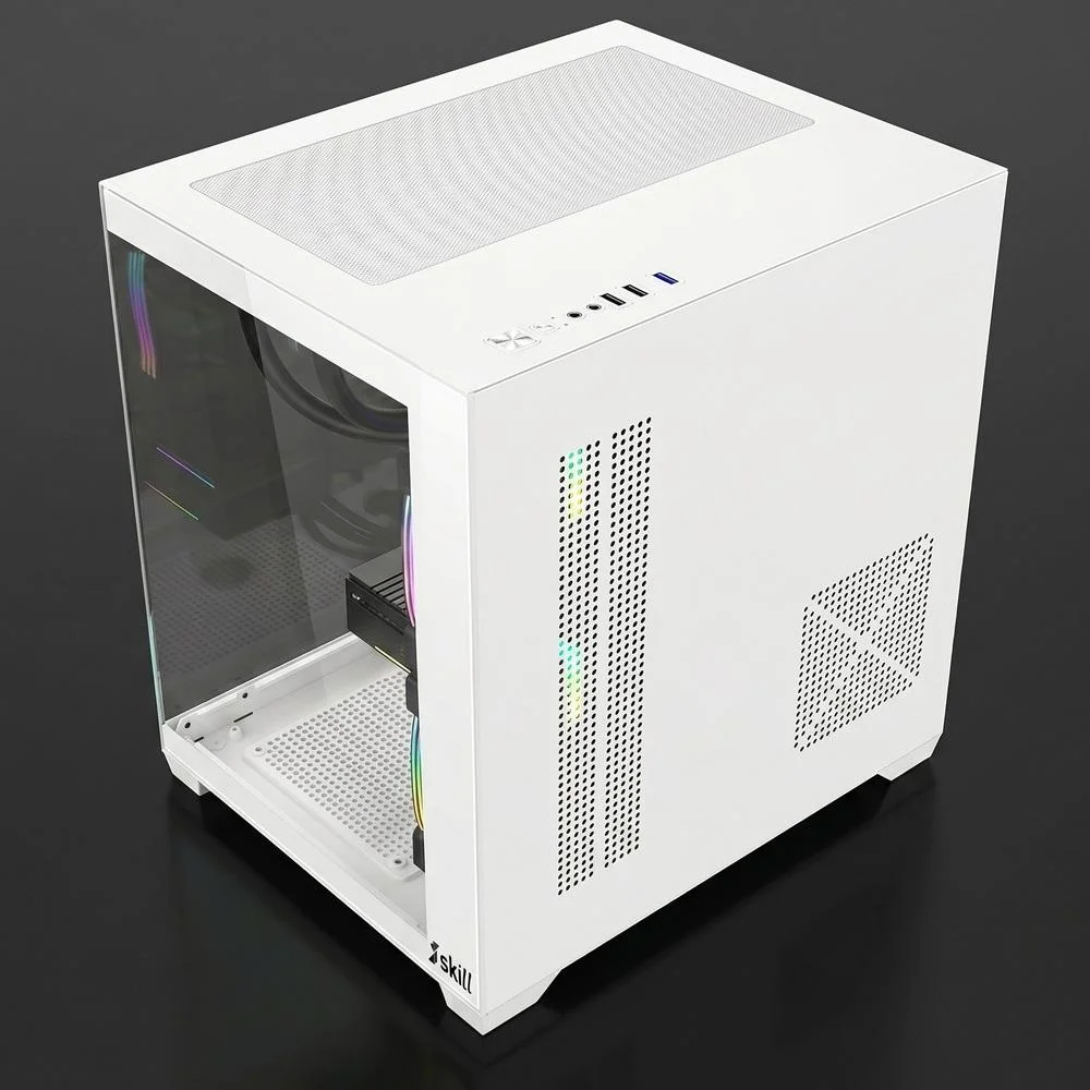 PC Gamer Aquário Amd Ryzen 7 5700x, Rx 7600 8GB, 16gb Ddr4, SSD 1TB, WINDOWS 11 Pro, Watercooler Apex Branco Sw012 - view 4