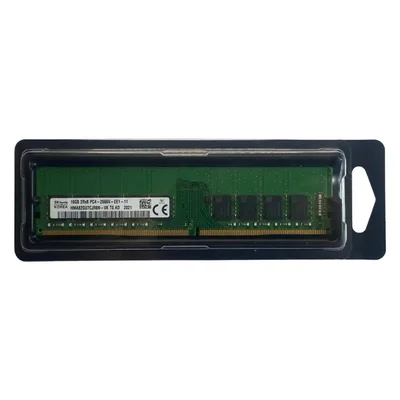 MEMÓRIA RAM SK HYNIX 16GB DDR4 2666MHZ ECC UDIMM 288 PINOS 2RX8 HMA82GU7CJR8N-VK OEM — foto 2