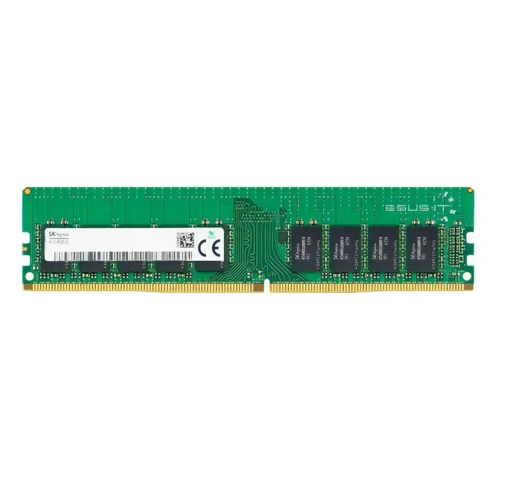 MEMÓRIA RAM SK HYNIX 16GB DDR4 2666MHZ ECC UDIMM 288 PINOS 2RX8 HMA82GU7CJR8N-VK OEM