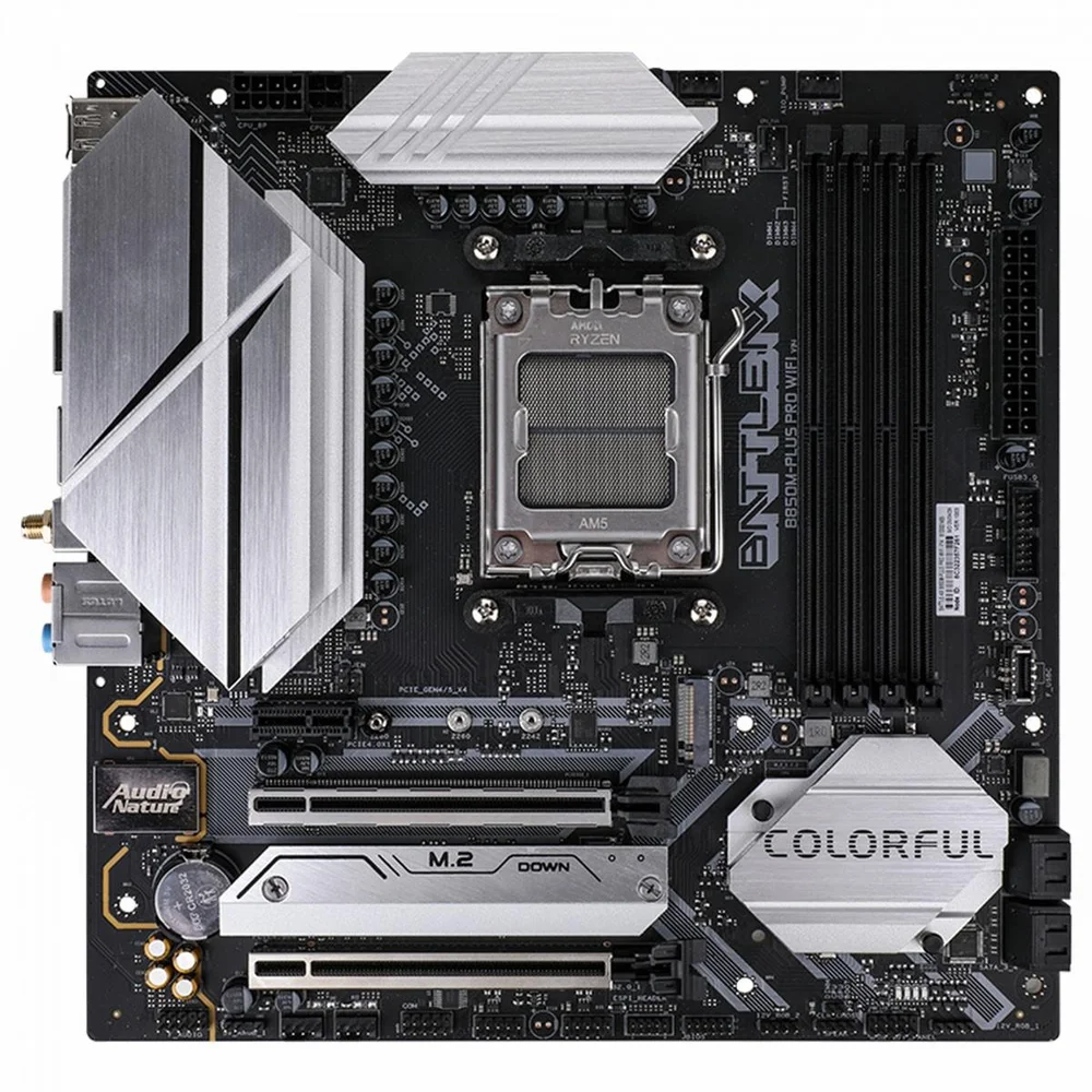 Placa Mãe Colorful Battle-ax B850m-plus Pro Wifi V14, Chipset B850, Amd Am5, Matx, Ddr5