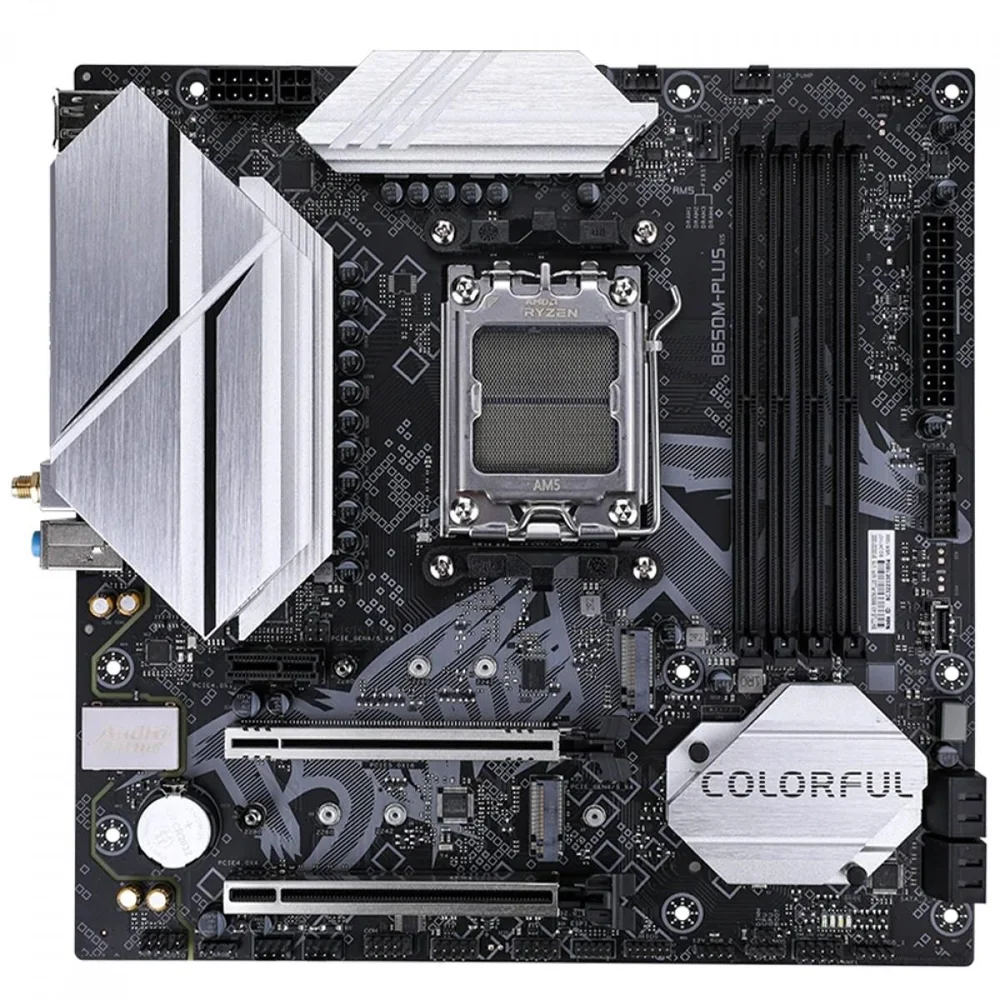 Placa Mãe Colorful Battle-ax B650m-plus Wifi V15, Chipset B650, Amd Am5, Matx, Ddr5