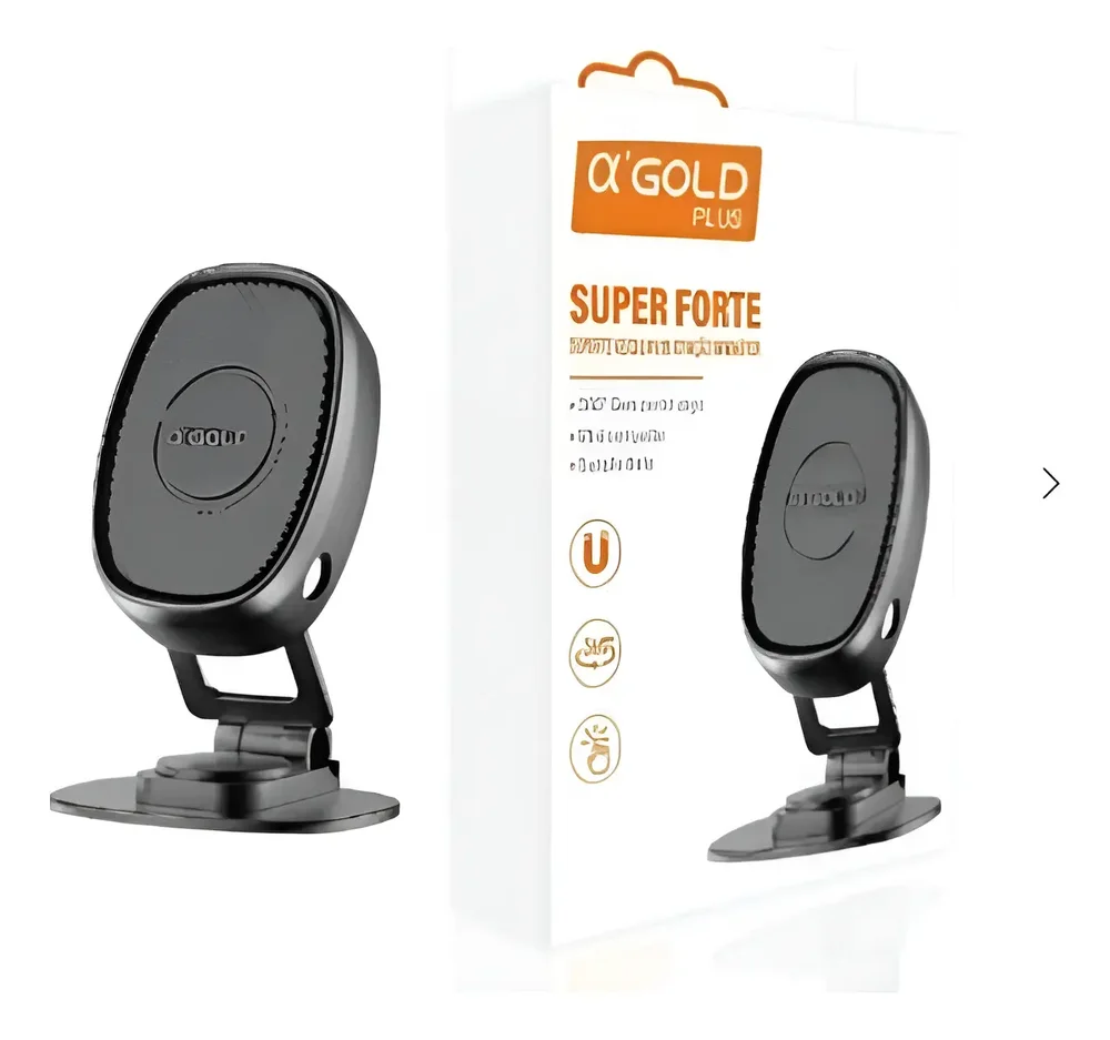 Suporte Universal Para Celular Spc17 A'gold Magnético Preto