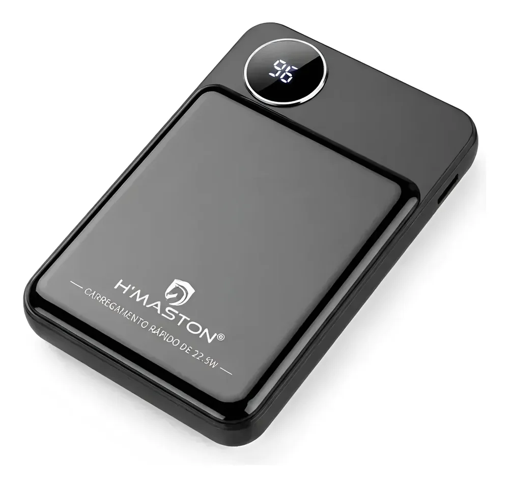 Carregador Portatil Power Bank H'maston Yd43 10000 Indução