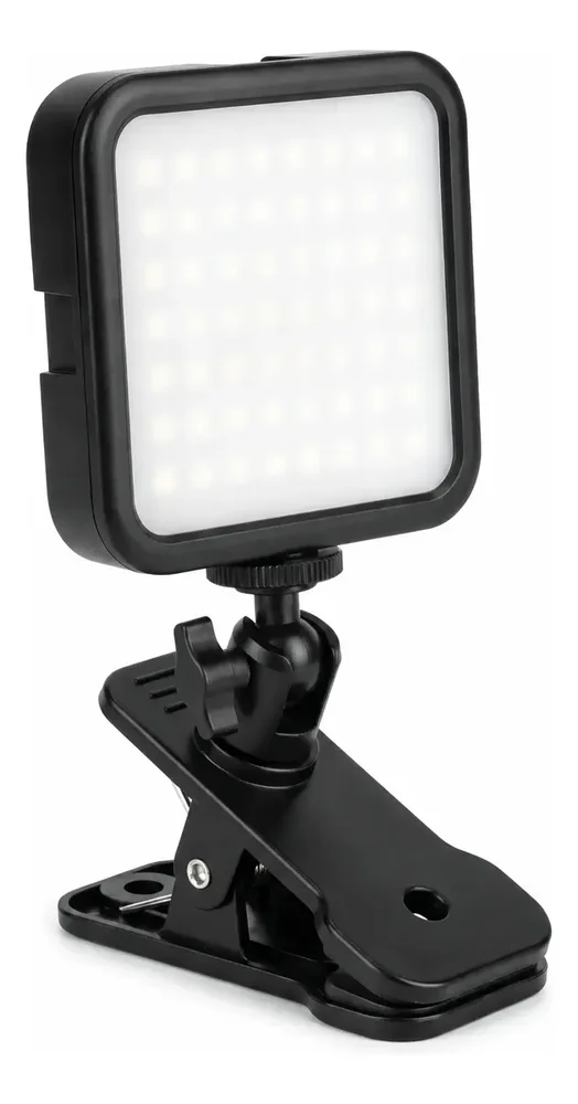 Luz Auxiliar LED Com Clipe Para Celular Ordenador Ipad