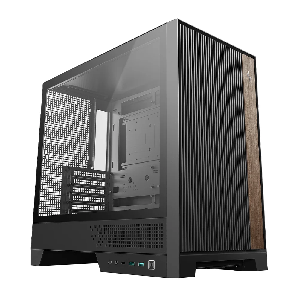 Gabinete Gamer Deepcool Cl600 Mid Tower 2 Fans ARGB Preto