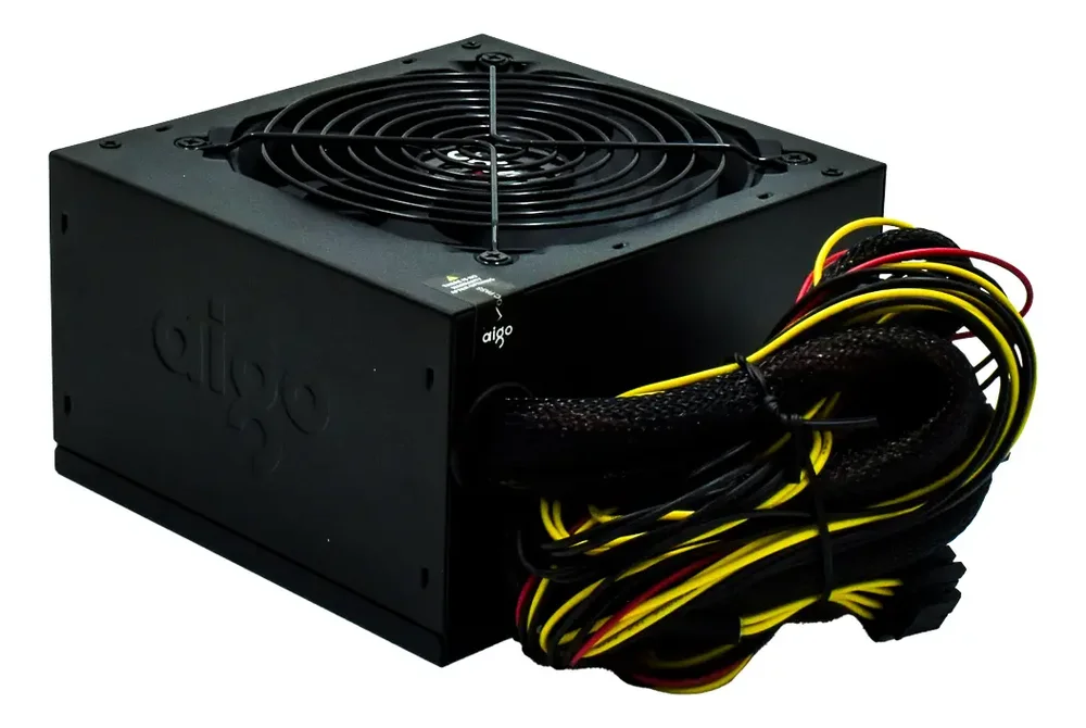 Fonte Atx Aigo Br350 350w Bivolt Com Ventoinha De 120mm