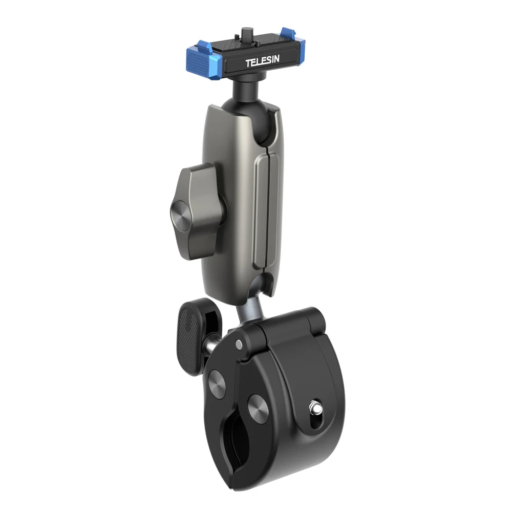 Suporte Magnético Com Garra Articulável Para Câmeras Gopro Hero 13 Mission 1 Mission 1 Pro Max 2 Lit Hero - Telesin