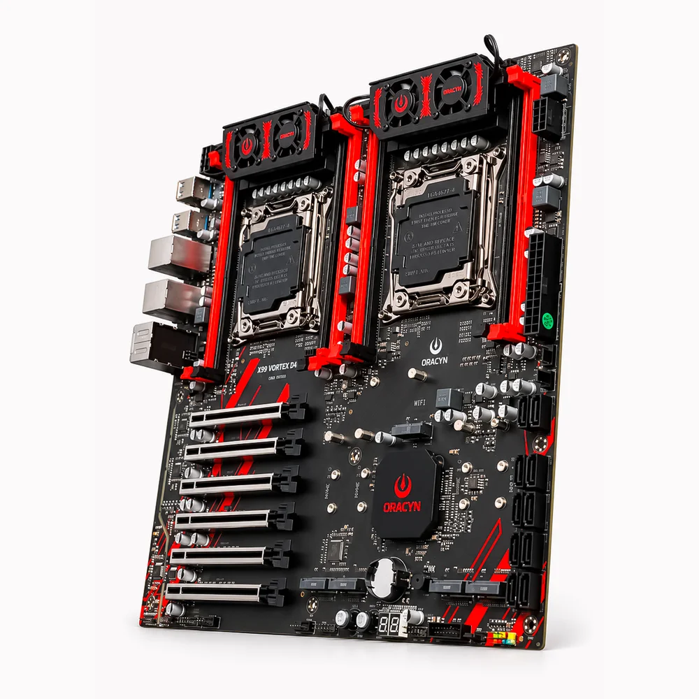 Placa Mae X99 Oracyn Vortex Plus Ddr4 Tpm 2.0 Dual 2.5g Raid