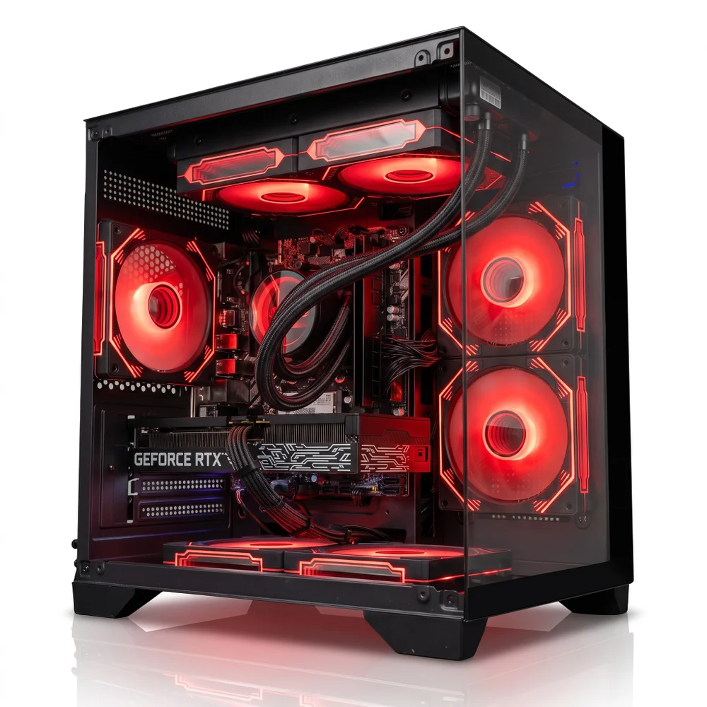 PC Gamer Aquário Preto Ryzen 7 5700x | RTX 5060 8GB | 32gb Ram | SSD Nvme 1TB | Water Cooler 240mm | Fonte 750w | Win 11 Pro - view 5