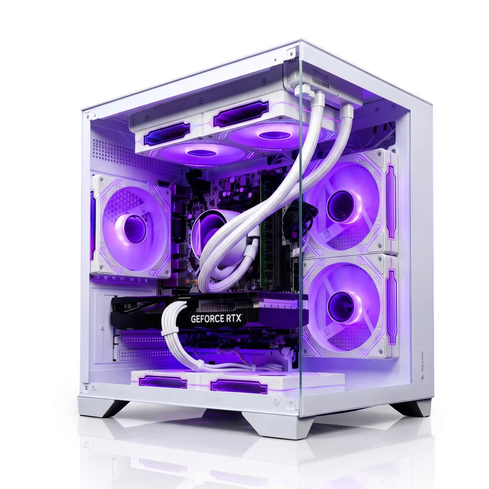 PC Gamer Aquário Branco Ryzen 7 5700x | RTX 5060 8GB | 32gb Ram | SSD Nvme 1TB | Water Cooler 240mm | Fonte 750w | Win 11 Pro