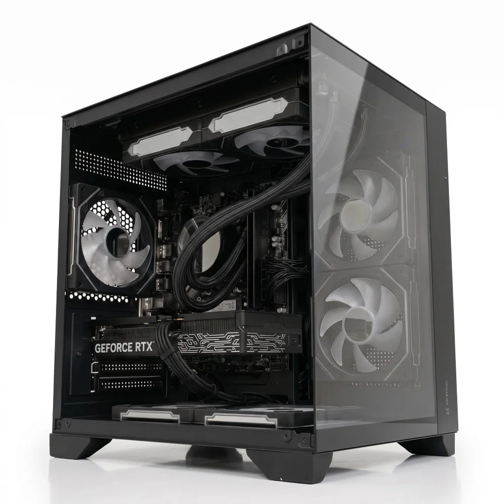 PC Gamer Aquário Preto Ryzen 7 5700x | RTX 5060 Ti 16gb | 32gb Ram | SSD Nvme 1TB | Wi-fi | Water Cooler 240mm | Fonte 750w | Win 11 Pro - view 2