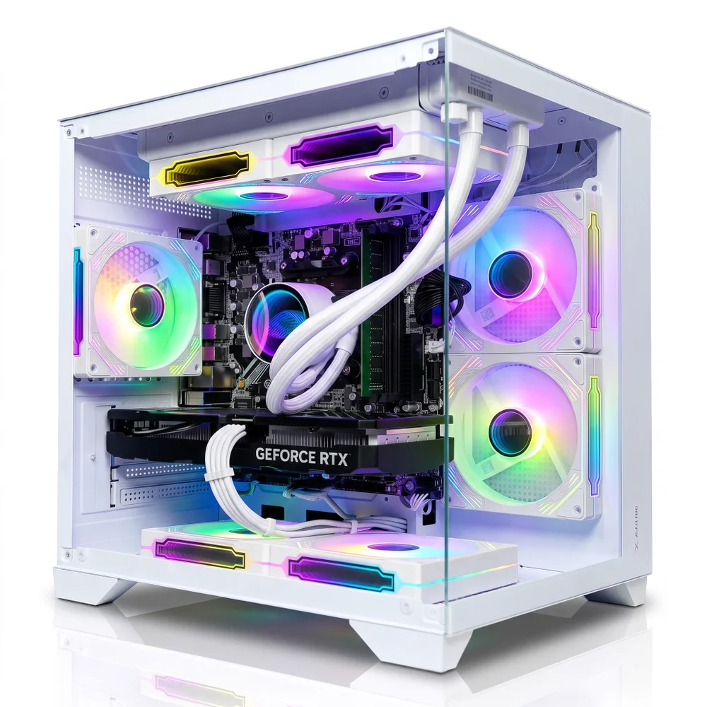 PC Gamer Aquário Branco Ryzen 7 5700x | RTX 5060 Ti 8GB | 32gb Ram | SSD Nvme 1TB | Wi-fi | Water Cooler 240mm | Fonte 750w | Win 11 Pro - view 3