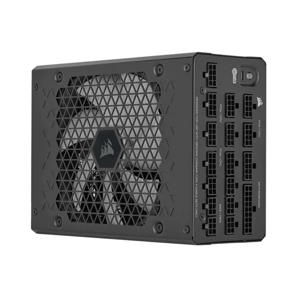Fonte 1500w 80 Plus Platinum Corsair Hx1500i, Atx 3.1, PCie 5.1, Full-modular, Black - Cp-9020309-ww