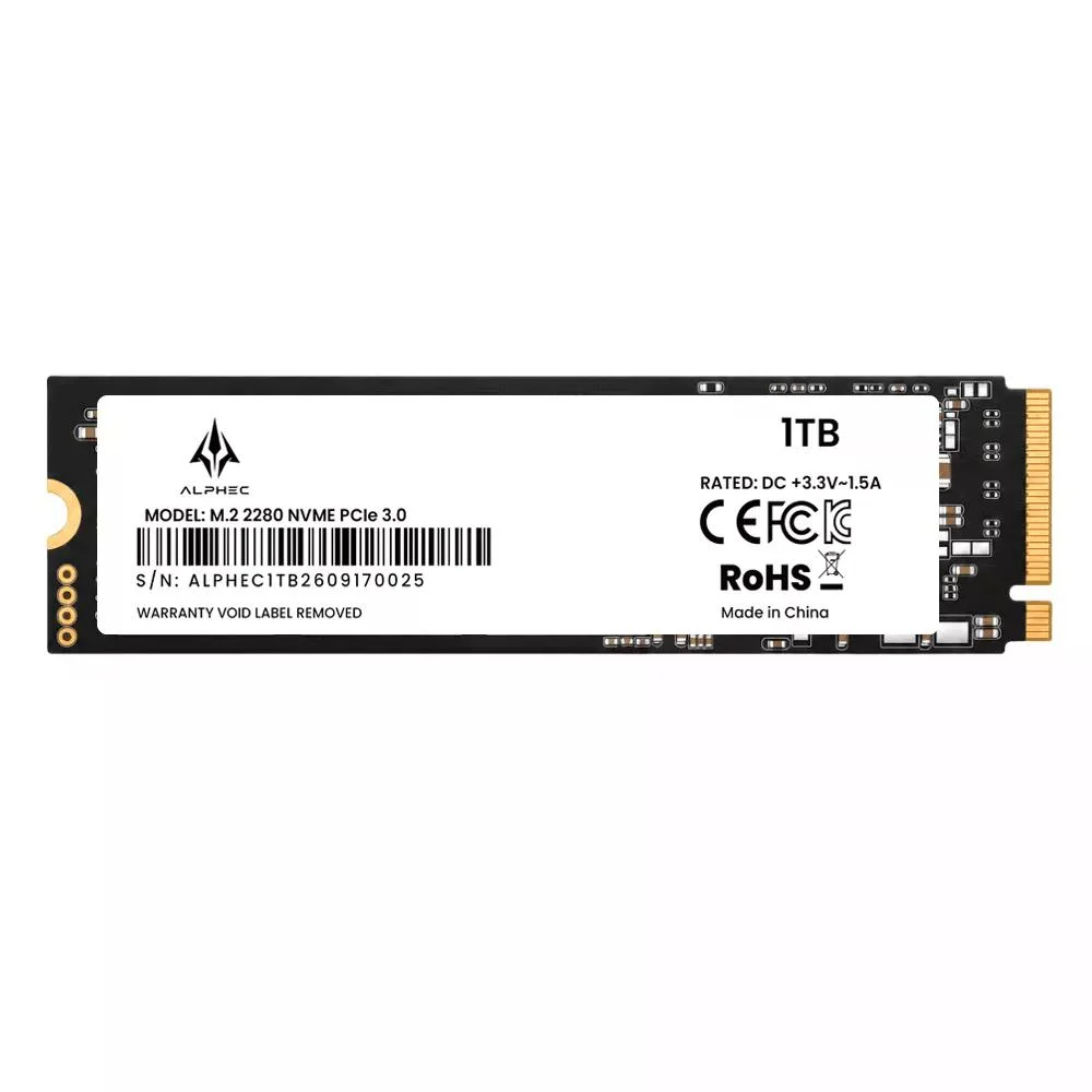 SSD Nvme Alphec Nexa, 1TB, M.2 2280, PCie 3.0, Leitura 3000mb/s, Alp-NVME-1t-3000