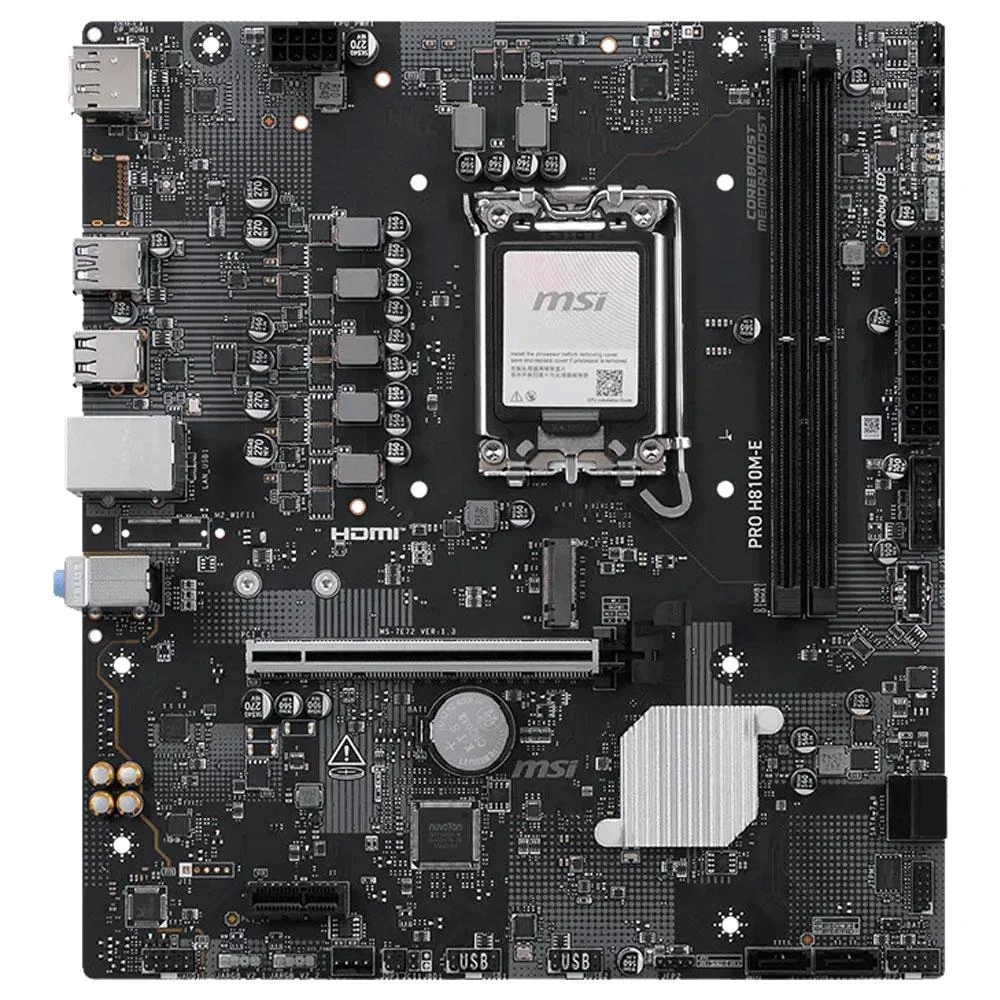Placa Mae (intel) Msi Pro H810m-e Ddr5 LGA 1851 Ultra Processors