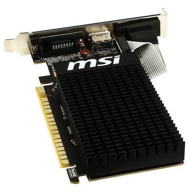 Placa de V deo 1GB MSI GeForce GT 710 DDR3 64Bits