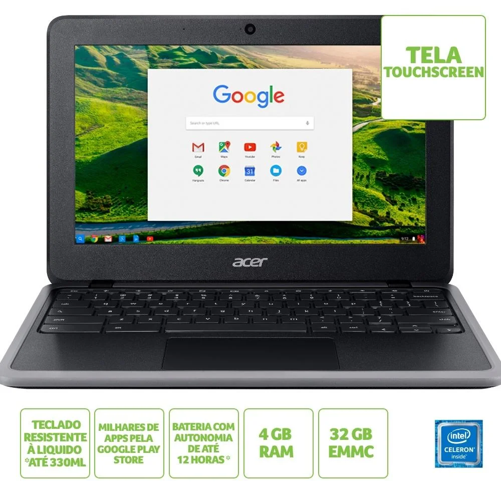 Chromebook 311 Acer DDR4 4GB 32GB eMMC Intel