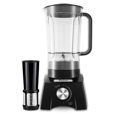 Liquidificador Philco PLQ950 4 Velocidades é ideal para preparar bolos, sucos, vitaminas, coquetéis, molhos, sopas, cremes e muito mais. Com 900W de p