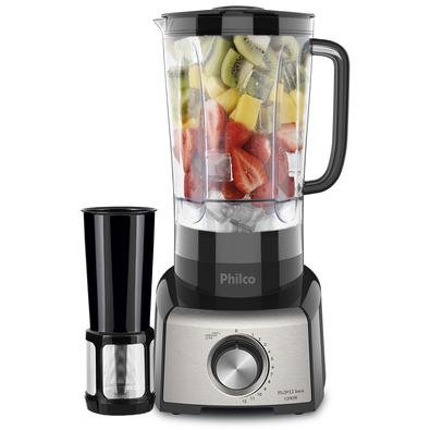 O Liquidificador Inox possui 1200W, potência que te leva muito além na hora de cozinhar! Com 12 velocidades + pulsar / autolimpeza, ideal para prepar
