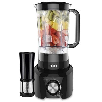 O Liquidificador Philco oferece 900W de potência que te leva muito além na hora de cozinhar! Com 4 velocidades + pulsar / autolimpeza, é ideal para pr