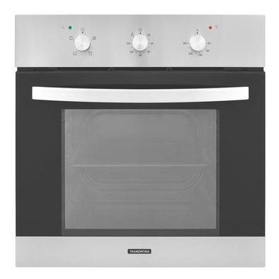 Forno Elétrico Tramontina Inox Basic 60 F3 Aço Inox e Vidro Temperado Preto com 3 Funções 220 V, 70L Tramontina - Características Gerais do Produto: