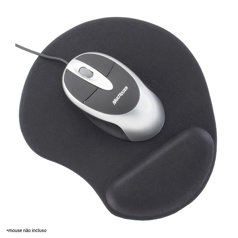 Imagem 3 de 3 do produto Mouse Pad Multi, Com Apoio Gel Pequeno, Preto - Ac021