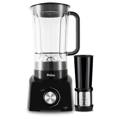 Liquidificador Philco PLQ800P é ideal para preparar bolos, sucos, vitaminas, coquetéis, molhos, sopas, cremes e muito mais. Com 900W de potência, disp