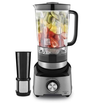 Elegância, sofisticação, potência e qualidade em um único produto, Liquidificador Philco Inox Turbo. São 1200W de potência aliado a 12 velocidades + 3