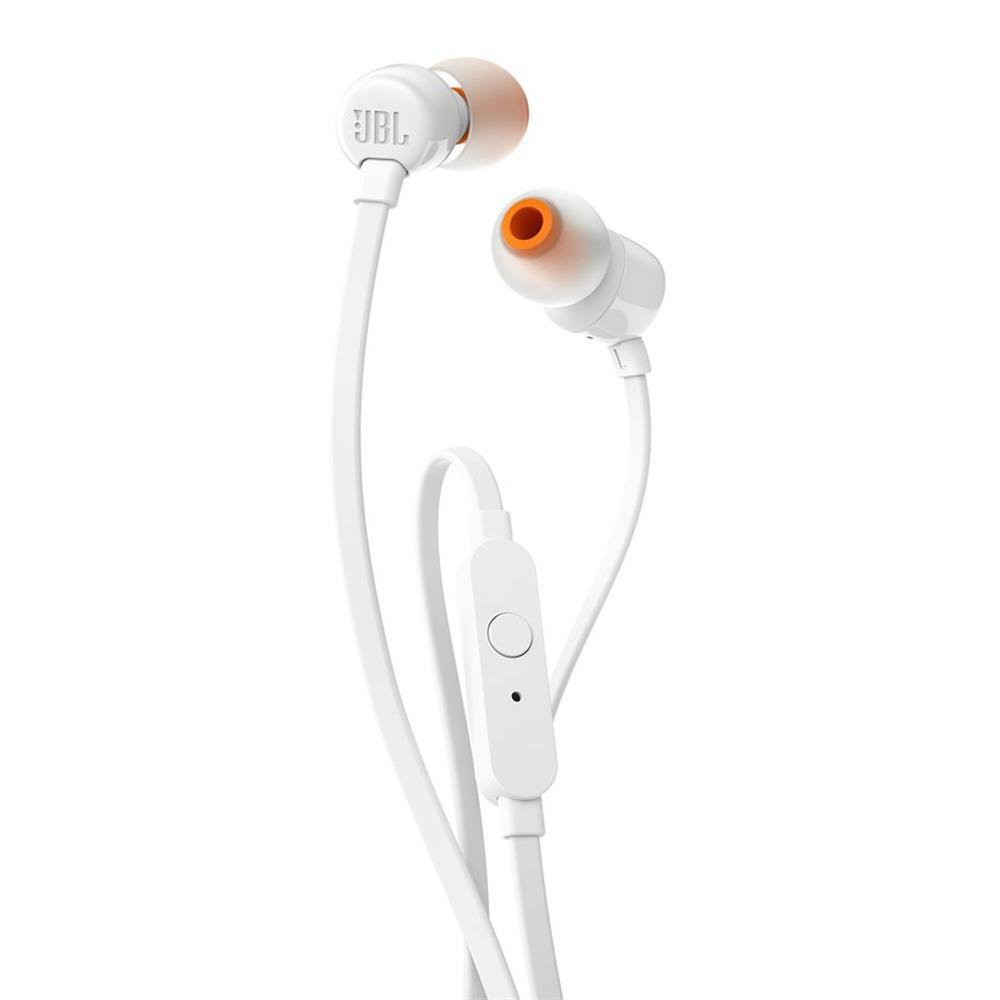 Fone De Ouvido JBL T110 In Ear, Branco | KaBuM!