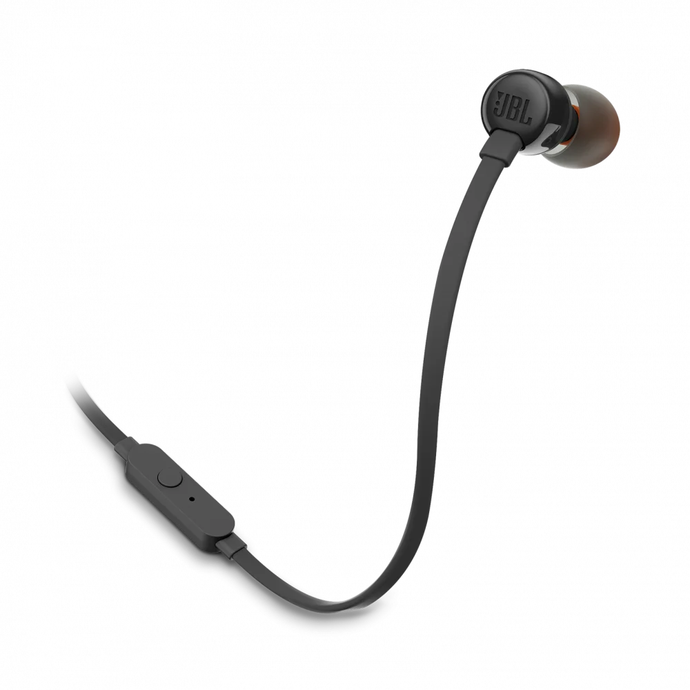 Imagem 2 de 5 do produto Fone De Ouvido Intra Auricular Jbl Tune 110, Com Fio, Microfone, Conector 3.5mm, Preto - Jblt110blk